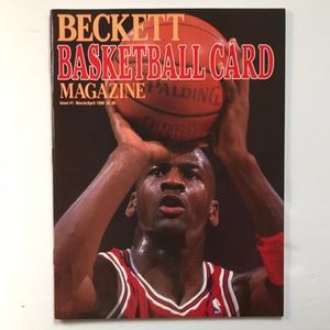 Beckett Basketball Card Magazine Issue #1 Michael Jordan 1990